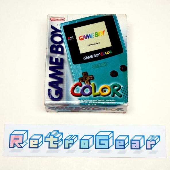 Game Boy Color - Teal - Boxed Complete